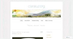 Desktop Screenshot of claraluz.org
